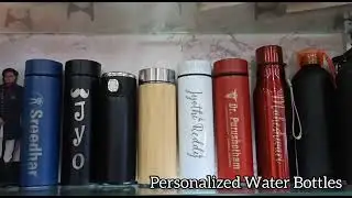 Hot & Cold Temperature Water Bottle - Personalized with your choice of Name or Text - My Album Zone