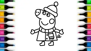 Peppa pig 🐷 Drawing 