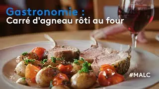 Gastronomie : carré d'agneau rôti au four