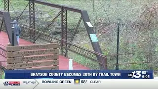 Grayson County becomes 30th Kentucky trail town