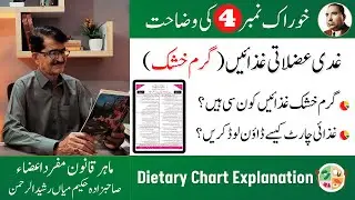4 Number khoraak ki Wazahat | غدی عضلاتی غذائیں ( گرم خشک ) | Garam khushk Diet | Hakeem Rasheed