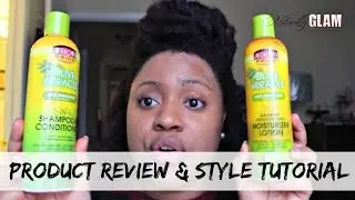 African Pride Olive Miracle Review | Natural Hair Blowout Style Tutorial