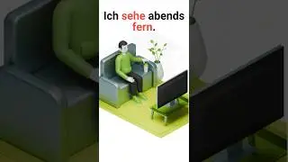 Trennbare Verben: Fernsehen - Beispiele | Deutsch A1-A2