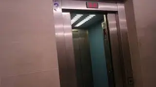 Kone traction elevators/lifts in SadaMarket shopping center, Tallinn