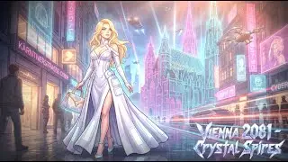 Vienna 2081 - Crystal Spires | Spheric Synthwave, Cyberpunk