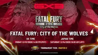 GENESIS X3 |  FatalFury:CotW | TOP16