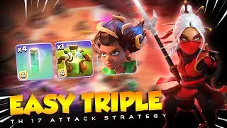 Most Powerful TH17 Attack Strategy for Higher Legend | Root Rider with RC Charge + OG Spell (Coc)
