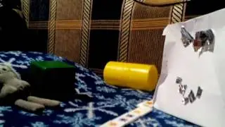 Кубик Тим Тим и скелетон делают постройки кубик Тим Тим VS скелетон