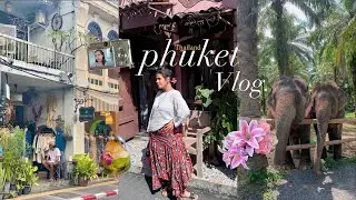 my first time in thailand 🌴4 days in phuket carnival magic, old town , elephant ride & island day