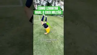 COMO LEVANTAR IGUAL EDER MILIT&Atilde;O 🔥 #futebol #edermilitao #falta #tutorial #bera