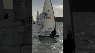 Howth Yacht Club Laser Race First Start - Feb 17 2019