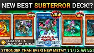 STRONGER THAN EVER! 11 WINS OUT OF 12 DUELS!(11-1) | *NEW* Best Subterror deck!? [Yugioh Duel Links]