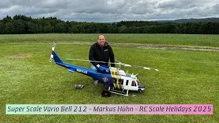 Super Scale Bell 212 RC Helicopter - Markus Hühn - Vario Helicopters - RC Scale Helidays 2025