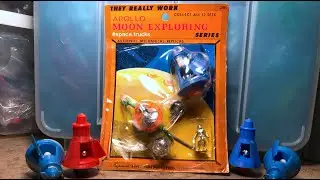 1970 Imperial Toy Corp. AME 304G Space Toy Set w/ LP Toys 