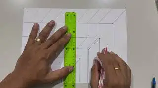 How to Draw a Stair 3D