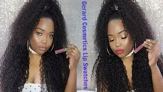 Образцы помад Gerard Cosmetics | Матирующие помады, блески для губ (для темной кожи)