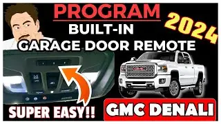Удаленное программирование гаражных ворот GMC Denali 2024 EASY | #homelink