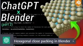 ChatGPT writes more scripts for Blender!