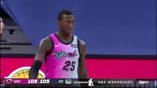 Kent Bazemore forces Overtime with 4 straight points vs Heat
