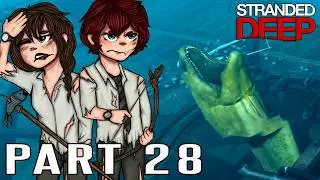 HUNTING THE GREAT ABAIA! - STRANDED DEEP Co-op Let's Play Part 28 | BLIND | (1440p 60FPS PC)