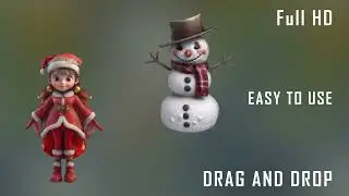 🎄✨ Introducing the Christmas Character Pack! ✨  #christmasanimation #motiondesign #3dcharacters 