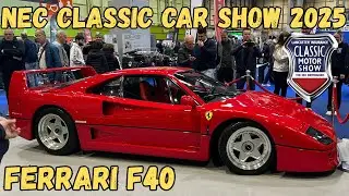 Ferrari F40 at the NEC Classic Car Show | Pure F40 Visuals | Tyrell Classic Workshop