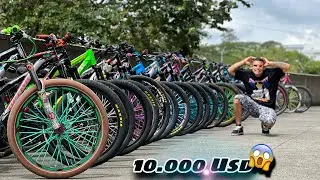 Te enseño las bicicletas de mis amigos,  (más de 10.000 USD)🤯🔥💸