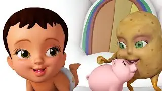 Alugadda Piggy Bank | Telugu Rhymes for Children | Infobells
