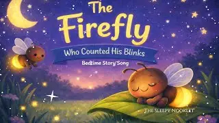 Sleepy Firefly Counts His Blinks  | Baby Sleep Music & Lullaby for Toddlers