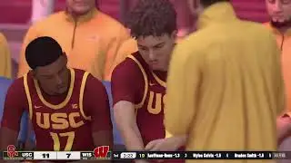 NCAA 2K25 USC at Wisconsin
