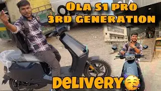 Finally Ola s1 pro 4kwh 3rd generation ki delivery leli😍🥳