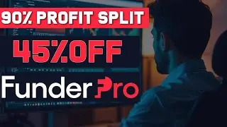 💸 90% Profit Split with FunderPro + 45% OFF Challenge Fee! | Coupona2z Exclusive 🚀