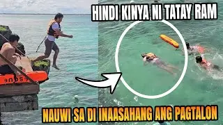 Delikadong Pagtalon Ni Tatay Ram Sa Dagat | Hindi Niya Kinaya
