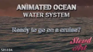 Playing around with the Animated Ocean Water System in Daz Studio