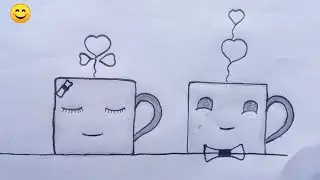 Cut Couple Drawing Video | Couple Drawing Scratch😍Video | Drawing Video | Scatch Video #art #couple