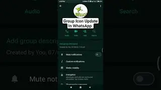 Group Icon Update In WhatsApp | WhatsApp New Update #whatsapp #whatsappupdate #whatsappgroup #shorts