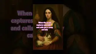 Crazy cat lady ai art #crazycatlady #aiart