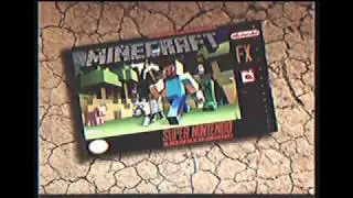 Ретро-реклама Minecraft для Super Nintendo