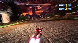 Sonic and Sega All Stars Racing (PS3) Mission 5 White Knuckles Ride