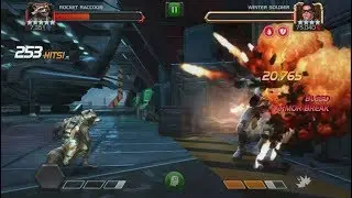 5 Star Rocket Raccoon Realm of Legends Winter Soldier Showcase - Marvel Contest Of Champions