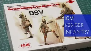 ICM 1/35 German Infantry in Gas Masks (35695) Review