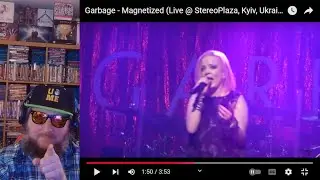 first time hearing Garbage - Magnetized reaction