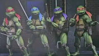 Unboxing NECA TMNT &ldquo;Secret of the Ooze&rdquo; 4-Pack &ndash; VHS-Style Collector Edition