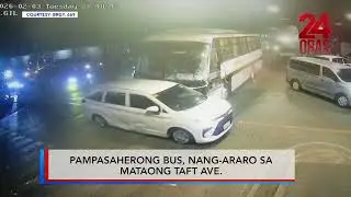 Pampasaherong bus, nang-araro sa mataong Taft Ave. #shorts | 24 Oras
