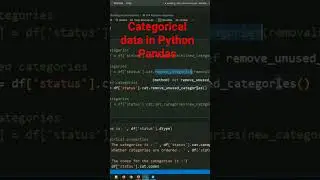 Categorical data in Pandas