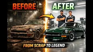 ASMR Car Restoration Full Rebuild of Datsun 240Z 1971 | From Abandoned Scrap to Looking Brand New