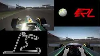 F1 2012: XF1RL Preview Laps - China (No Commentary)