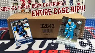 Full Case Rip!!! Huge Clear Cut Young Guns Hit!!! - 2024-25 Upper Deck Extended Series