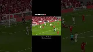 Request - Yussuf Poulsen: Scoring a spectacular bicycle kick goal in the UEFA Nations League
