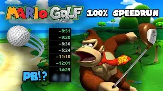 Mario Golf 64 100% Speedrun! First Sub 4:30!!